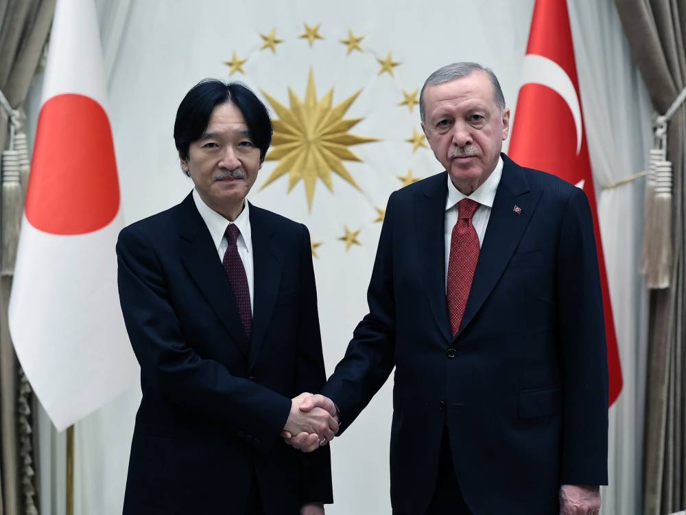 Cumhurbaşkanı Erdoğan, Japonya Veliaht Prensi Fumihito'yu kabul etti (3)