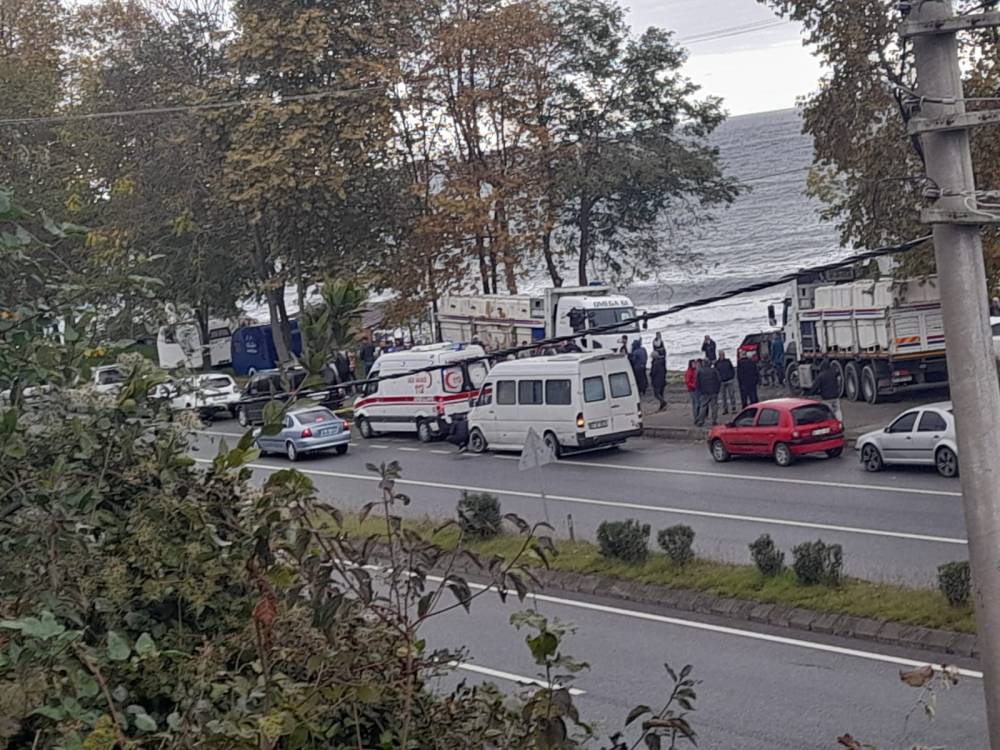 Trabzon'da sahil yolundaki cinayet soruşturmasında 4 gözaltı