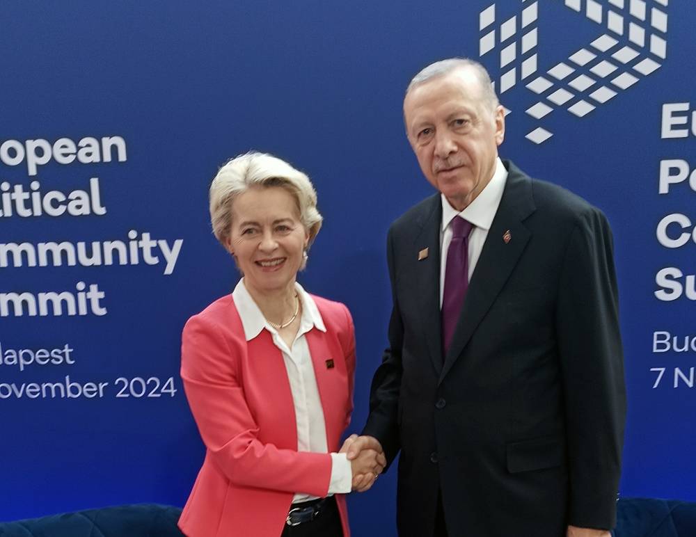 Cumhurbaşkanı Erdoğan, AB Komisyonu Başkanı Ursula von der Leyen ile görüştü