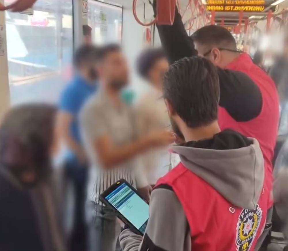 Kayseri’de firari hükümlü tramvayda yakalandı