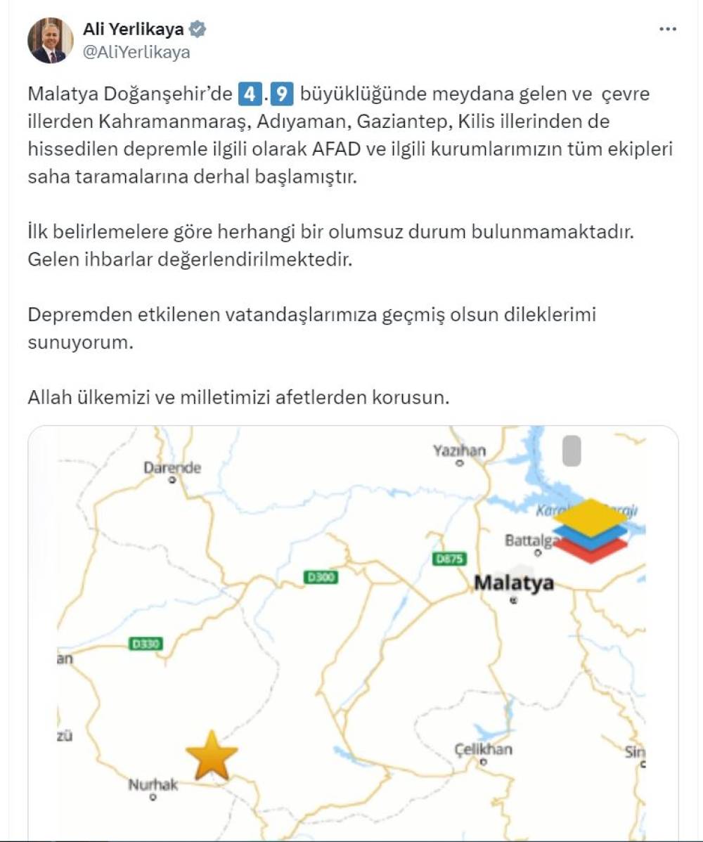 Malatya'da 4.9 büyüklüğünde deprem  (3)