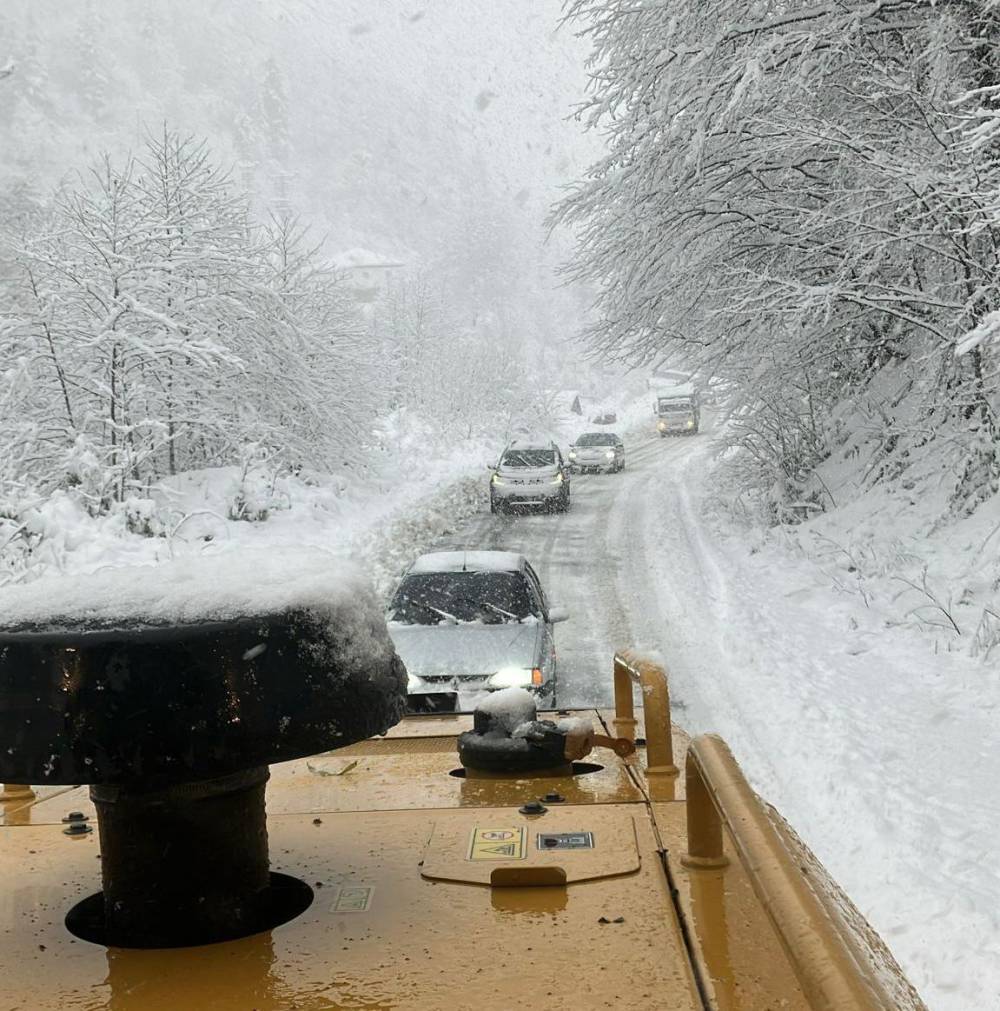 Giresun'un bazı ilçelerinde eğitime kar engeli