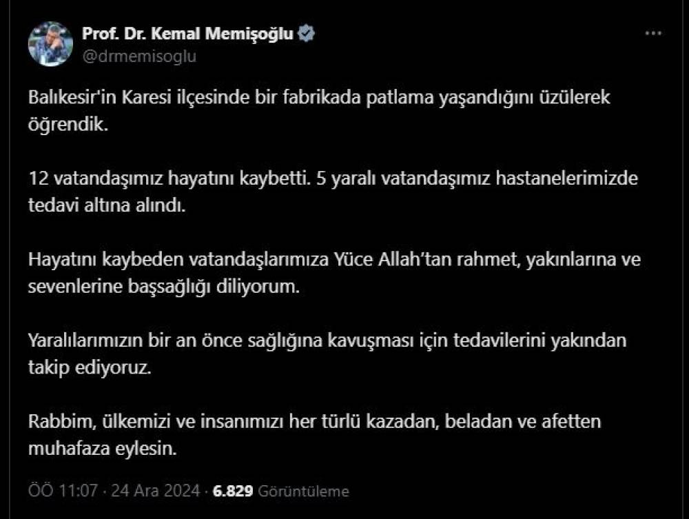 Balıkesir'de patlayıcı üretilen fabrikada patlama; 12 ölü, 5 yaralı (6)