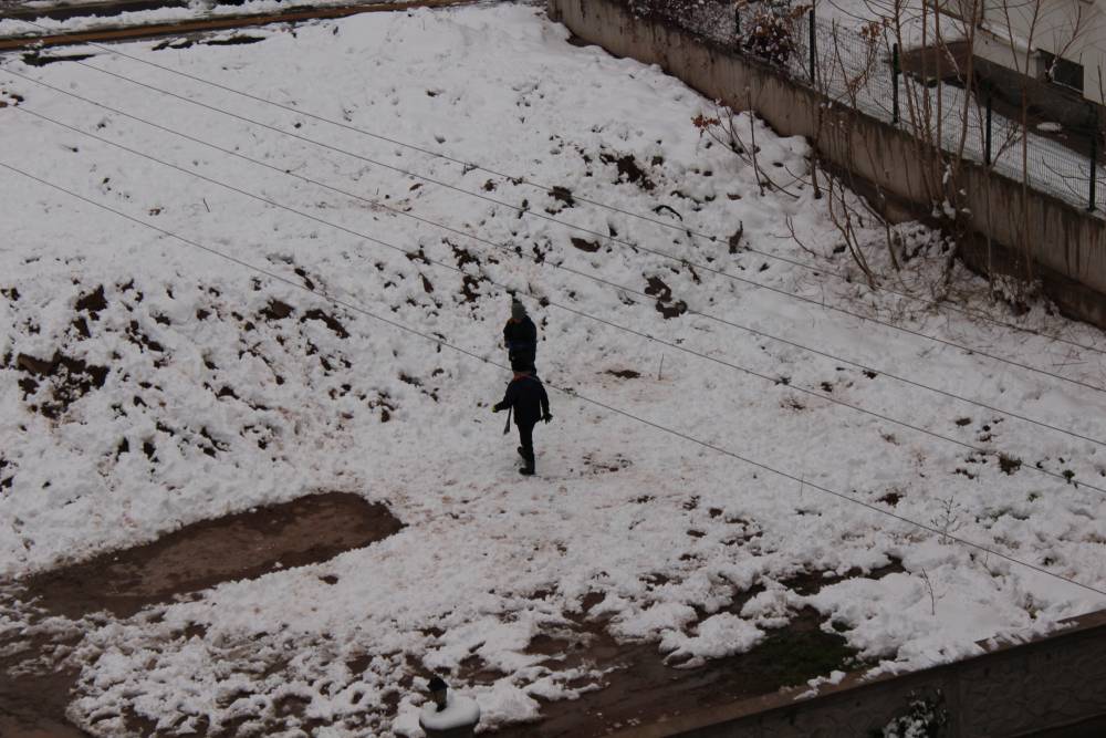 Aksaray'da okullara 'kar' tatili 