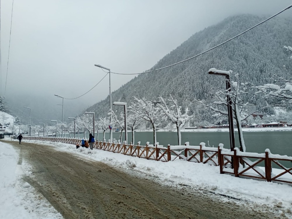 Uzungöl’den kar manzaraları 