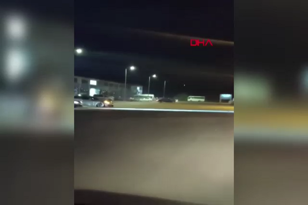 Aracıyla drift yaparken polise yakalandı