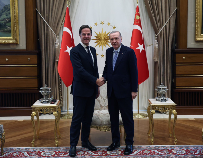 Cumhurbaşkanı Erdoğan, NATO Genel Sekreteri Rutte'yi kabul etti (2)