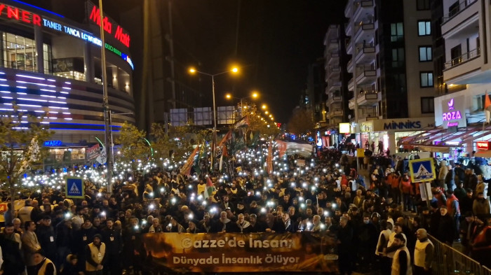 Diyarbakır'da ‘Büyük Aksa Tufanı Yürüyüşü’ düzenlendi