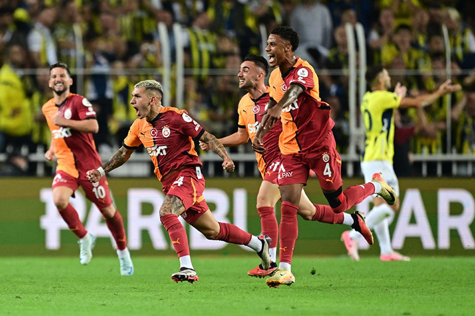 Galatasaray, Fenerbahçe'den sahasında 3 puanı 3 golle aldı