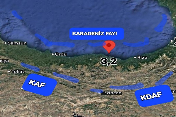 Karadeniz sahili için deprem uyarısı