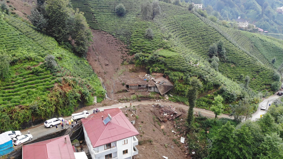 Rize'de son 40 yılda 1255 afet bölgesi ilan edilmiş