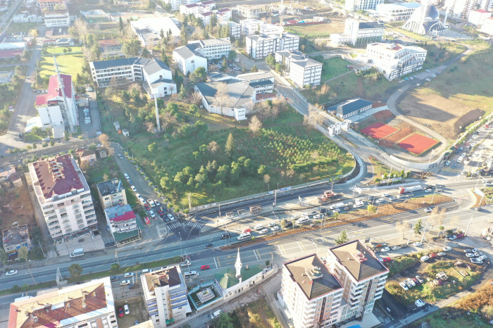 TRABZON - TÜ kavşağında trafik sorunu çözüldü