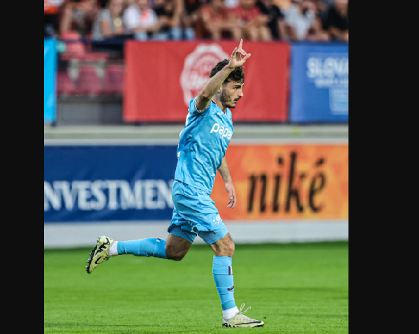 Trabzon'lu Cihan Çanak, ilk resmi maçında golünü attı