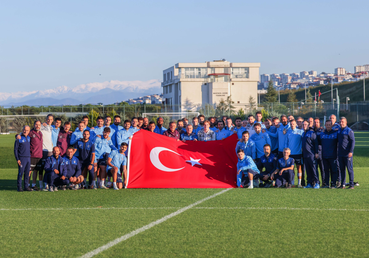 Trabzonspor, Fenerbahçe maçı sabah antrenmanını tamamladı