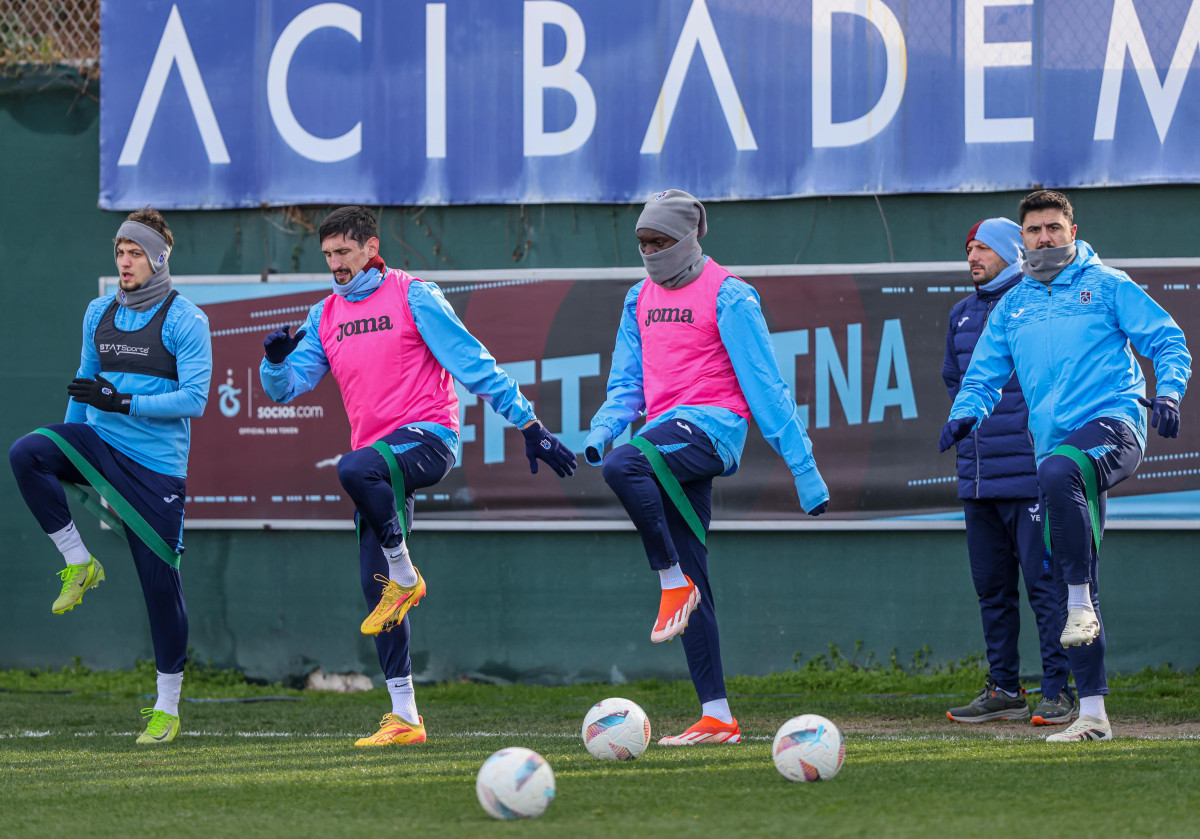 Trabzonspor, Gaziantep FK maçı hazırlıklarına devam etti