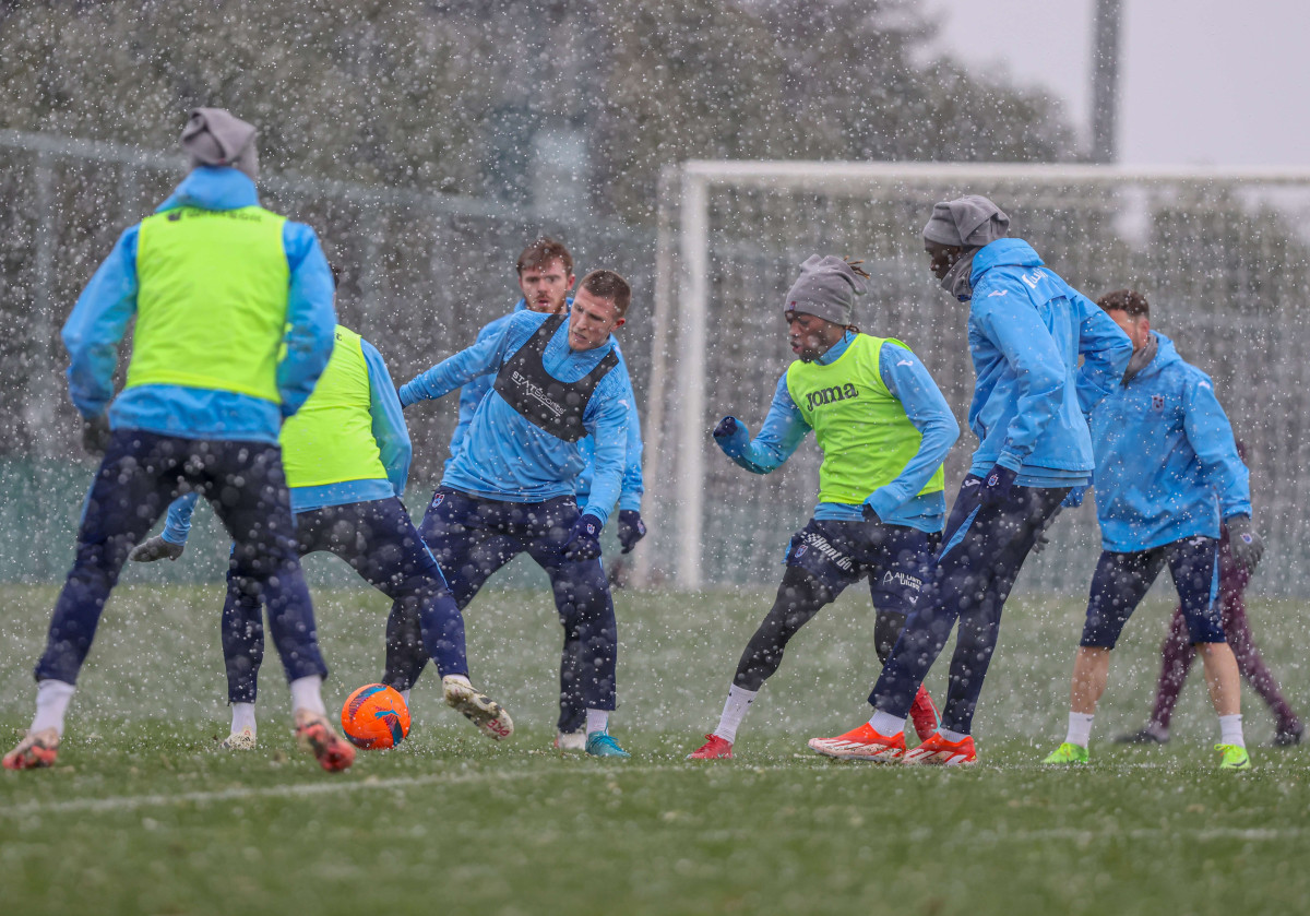 Trabzonspor, Gaziantep FK maçı hazırlıklarını sürdürüyor