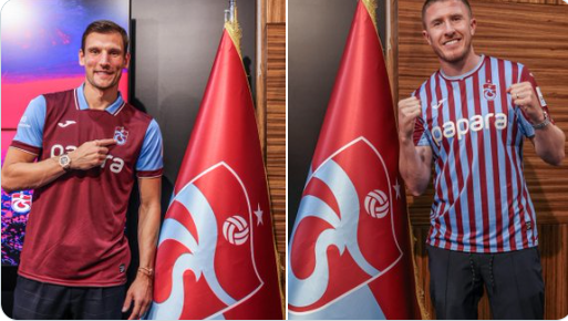 Trabzonspor, Lundstram ve Barisic için imza töreni düzenledi