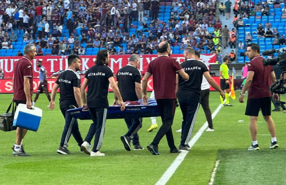 Trabzonspor'da Ozan Tufan maçında sakatlanarak oyundan çıktı