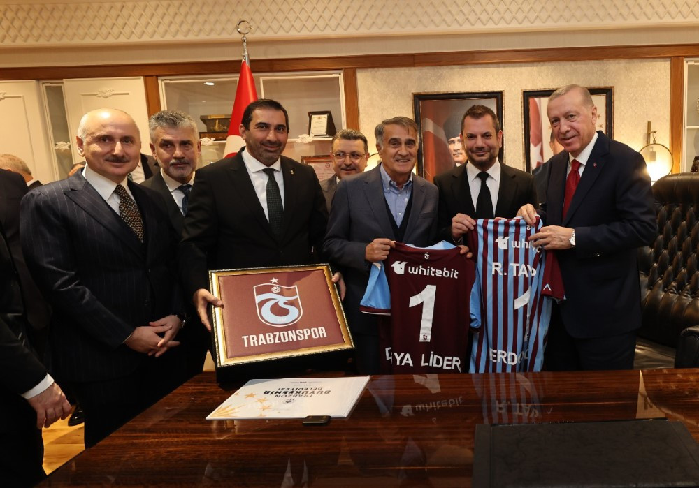 Trabzonspor'dan Cumhurbaşkanı Recep Tayyip Erdoğan’a teşekkür