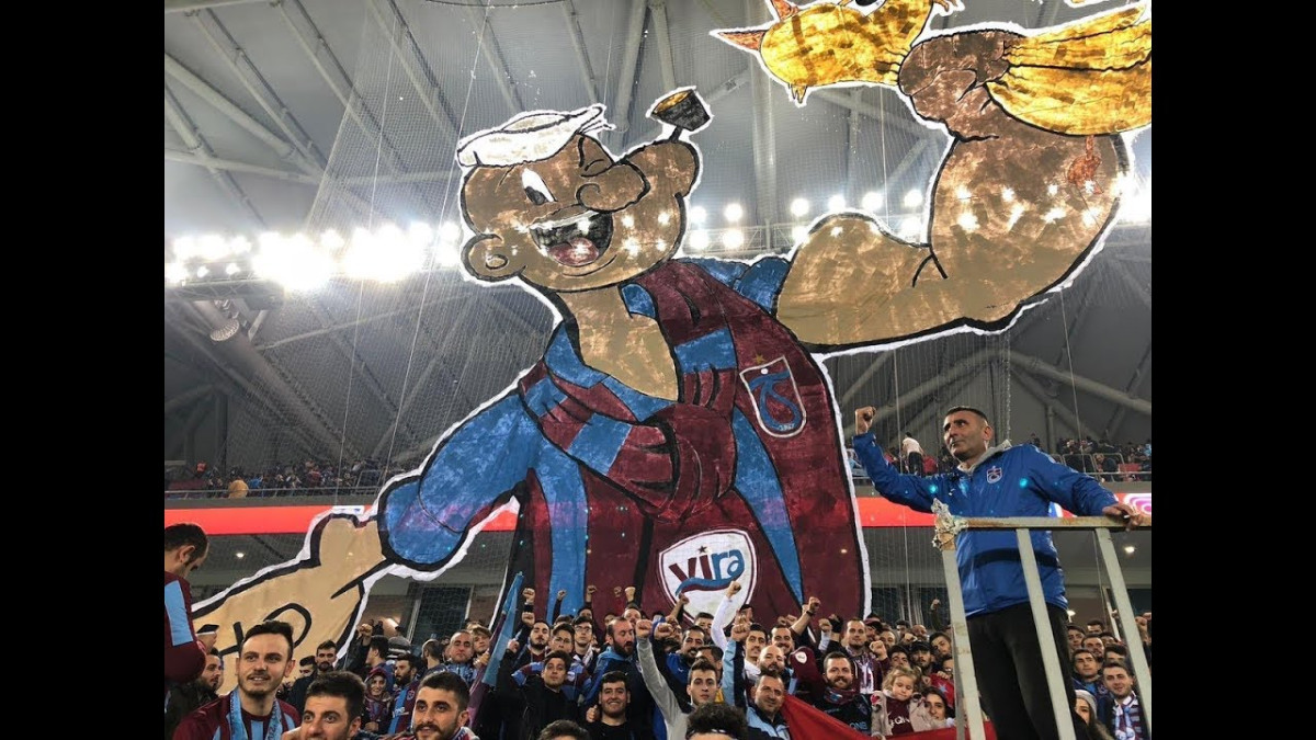 Trabzonspor'un taraftar gurubu VİRA'dan koreografi için çağrı